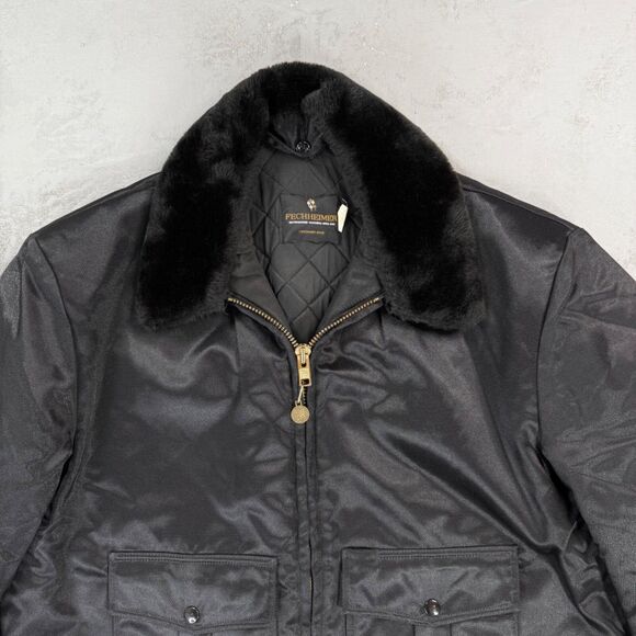 Vintage Fechheimer Uniform Bomber Jacket w/ Removable Faux Fur Collar 50L, XL - Picture 2 of 6